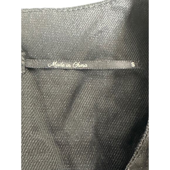 Stella Carakasi Jacket Womens Small Black Long Full Zip Lightweight Minimalist - Picture 7 of 11